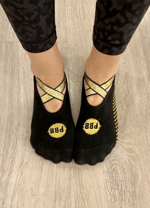 
                  
                    Paola's BodyBarre non-slip socks
                  
                