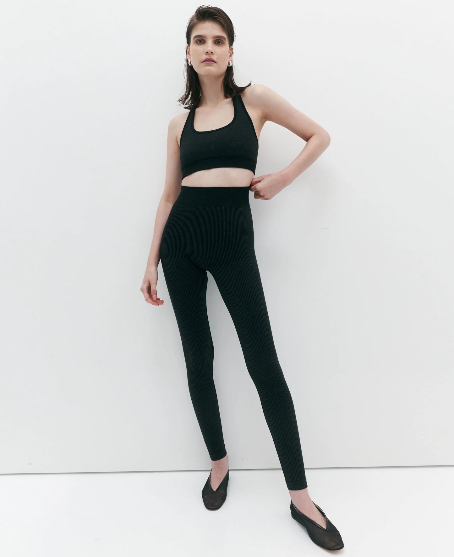
                  
                    HALTER WOOL BRALET  - BLACK
                  
                