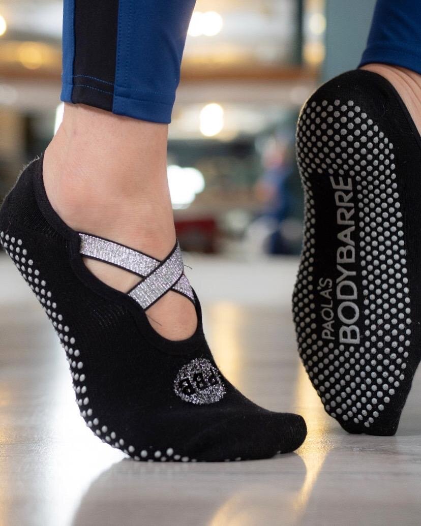 Paola's BodyBarre non-slip socks